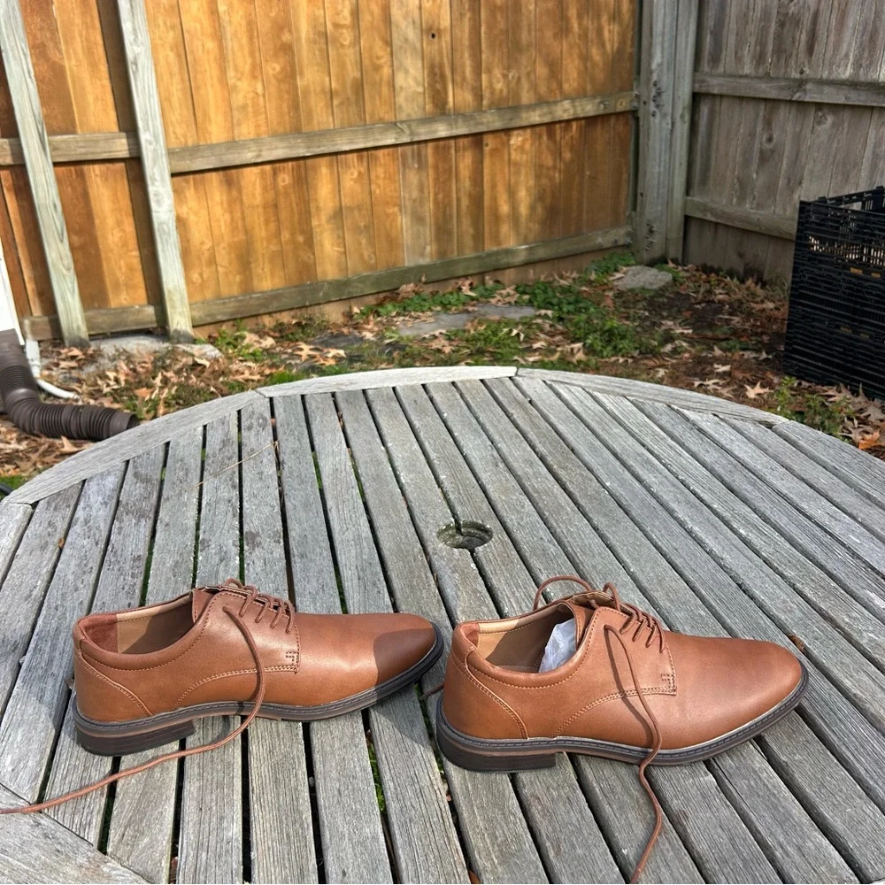 Men's Leo Dress Shoes - Goodfellow & Co‎ size 11 brown work formal winter fall